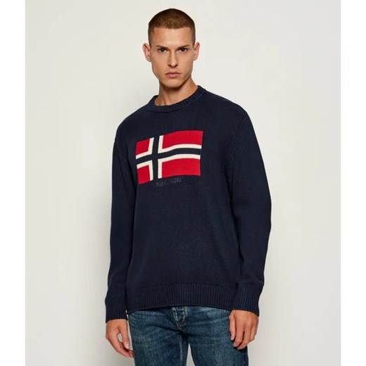 Napapijri Sweter D-MURA C | Relaxed fit ze sklepu Gomez Fashion Store w kategorii Swetry męskie - zdjęcie 185576267