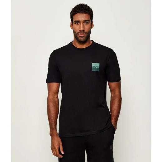 HUGO T-shirt Dapusi | Regular Fit ze sklepu Gomez Fashion Store w kategorii T-shirty męskie - zdjęcie 185576289