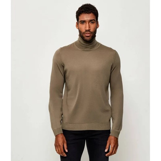 BOSS BLACK Wełniany golf Musso-P | Slim Fit ze sklepu Gomez Fashion Store w kategorii Swetry męskie - zdjęcie 185576337