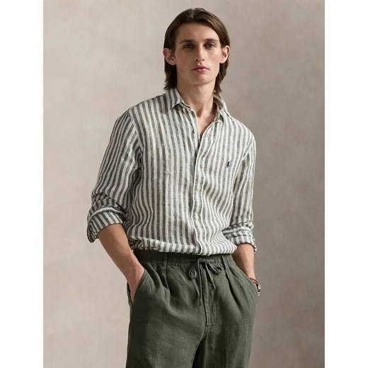 POLO RALPH LAUREN Lniana koszula | Custom fit ze sklepu Gomez Fashion Store w kategorii Koszule męskie - zdjęcie 185576355
