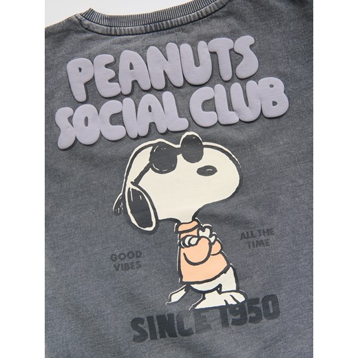 Reserved - Longsleeve Snoopy - czarny Reserved 80 (9-12 m.) Reserved