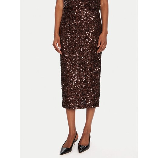 Marella Spódnica ołówkowa Rennes 2523776011 Brązowy Slim Fit ze sklepu MODIVO w kategorii Spódnice - zdjęcie 185579348