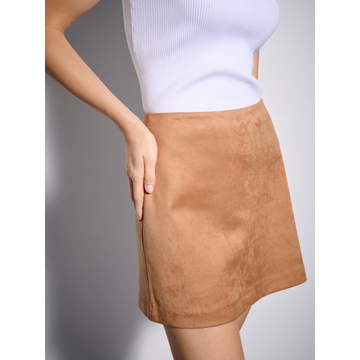 Mohito - Spódnica mini - beżowy Mohito 34 Mohito