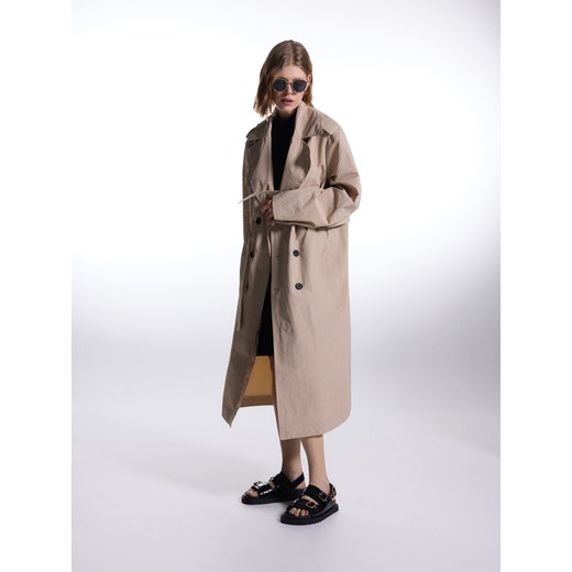 Reserved - Skórzane sandały z klamrami - czarny ze sklepu Reserved w kategorii Sandały damskie - zdjęcie 185580318