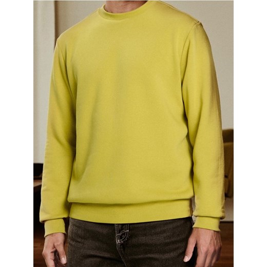 Sinsay - Bluza z długim rękawem - zielony ze sklepu Sinsay w kategorii Bluzy męskie - zdjęcie 185580906