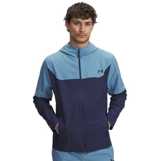 Męska kurtka treningowa Under Armour UA Tech Utility Woven - niebieska - id: 308026 - marki Under Armour - 185581197 Męska kurtka treningowa Under Armour UA Tech Utility Woven - niebieska ze sklepu Sportstylestory.com w kategorii Kurtki męskie - zdjęcie 185581197