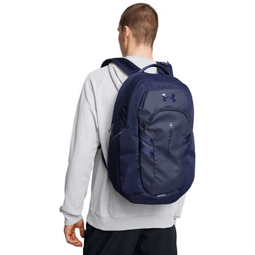 Plecak treningowy uniseks Under Armour UA Hustle 6.0 Pro Bp - granatowy ze sklepu Sportstylestory.com w kategorii Plecaki - zdjęcie 185581269