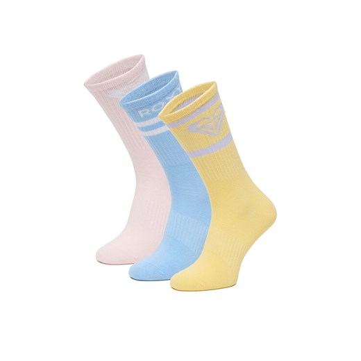 Skarpety Roxy CEO_AS_ROXY_11_W_AW25 (3-PACK) Kolorowy ze sklepu eobuwie.pl w kategorii Skarpetki damskie - zdjęcie 185583197