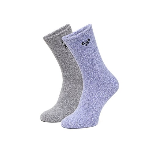 Skarpety Roxy CEO_AS_ROXY_06_W_AW25 (2 PACK) mix Szary ze sklepu eobuwie.pl w kategorii Skarpetki damskie - zdjęcie 185585235