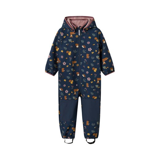 NAME IT Kombinezon softshell 13236599 Granatowy Regular Fit ze sklepu MODIVO w kategorii Kombinezony i kurtki - zdjęcie 185585925