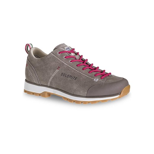 DOLOMITE Skórzane buty trekkingowe &quot;54 Low&quot; w kolorze szarobrązowo-różowym ze sklepu Limango Polska w kategorii Buty trekkingowe damskie - zdjęcie 185586706