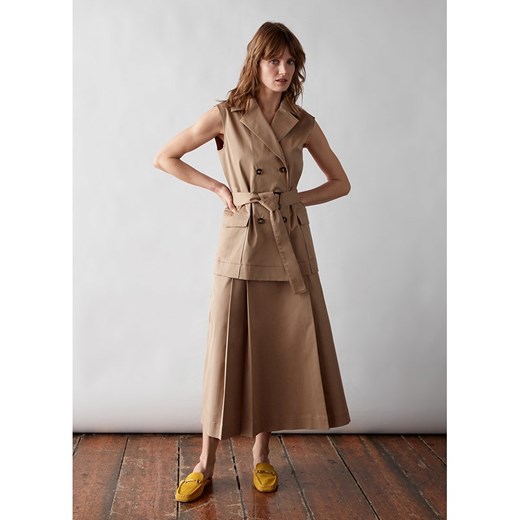 STEFANEL Kamizelka w kolorze jasnobrązowym ze sklepu Limango Polska w kategorii Kamizelki damskie - zdjęcie 185587129