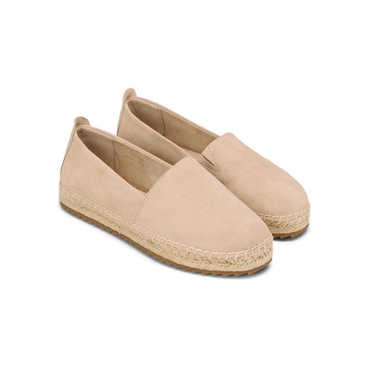 Marc O´Polo Skórzane espadryle w kolorze beżowym ze sklepu Limango Polska w kategorii Espadryle damskie - zdjęcie 185587167