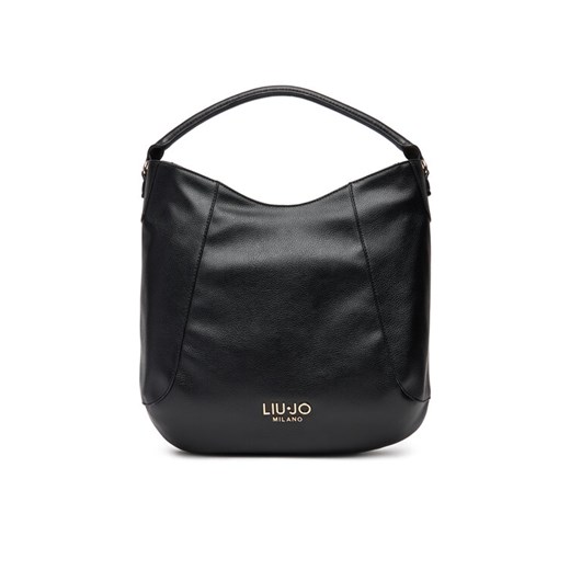 Torebka Liu Jo Esc M Hobo AF5053 E0058 Czarny ze sklepu eobuwie.pl w kategorii Torby Shopper bag - zdjęcie 185587228