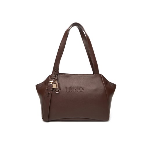 Torebka Liu Jo Esc M Tote AF5081 E0037 Brązowy ze sklepu eobuwie.pl w kategorii Torby Shopper bag - zdjęcie 185587285