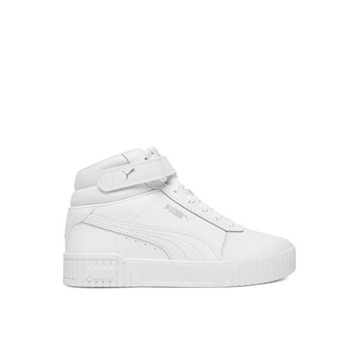 Sneakersy Puma C-CARINA 2.0 MID JR 38737602 Biały ze sklepu eobuwie.pl w kategorii Buty sportowe dziecięce - zdjęcie 185587345