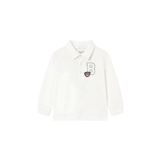 Mayoral Polo 2101 Écru Regular Fit ze sklepu MODIVO w kategorii Kaftaniki i bluzki - zdjęcie 185588498