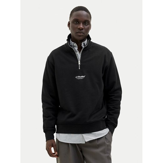 Jack&Jones Bluza Soho 12278793 Czarny Relaxed Fit ze sklepu MODIVO w kategorii Bluzy męskie - zdjęcie 185588517