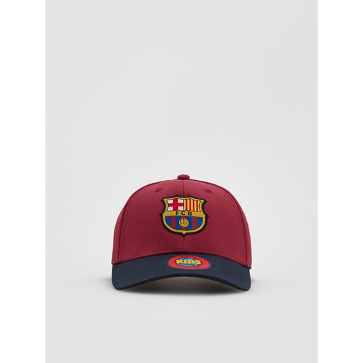 Reserved - Czapka FC Barcelona - czerwony ze sklepu Reserved w kategorii Czapki dziecięce - zdjęcie 185590468