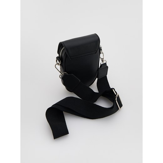 Reserved - Saszetka z imitacji skóry - czarny Reserved ONE SIZE Reserved