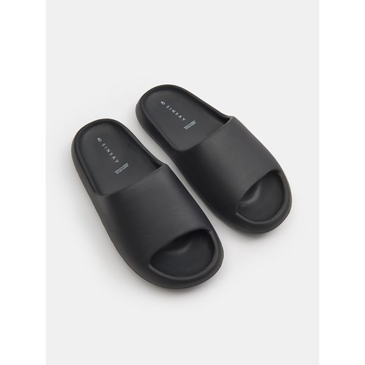 Sinsay - Klapki z odkrytymi palcami - czarny Sinsay 41 Sinsay