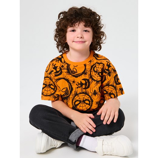 Sinsay - Koszulka Spider-Man - pomarańczowy Sinsay 104 (3-4 l) Sinsay