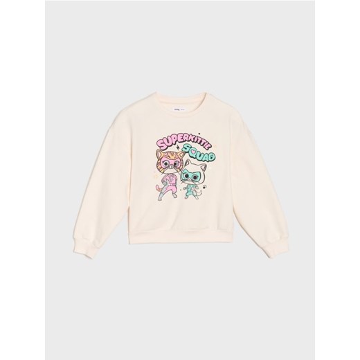 Sinsay - Bluza Disney Junior Super Kitties - kremowy ze sklepu Sinsay w kategorii Bluzy dziewczęce - zdjęcie 185591869