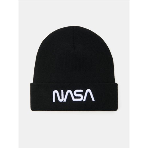Sinsay - Czapka NASA - czarny ze sklepu Sinsay w kategorii Czapki zimowe męskie - zdjęcie 185591895