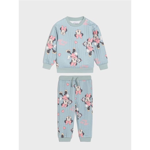 Sinsay - Komplet dzianinowy Minnie Mouse - green spruce - id: 415GK-75X - marki Sinsay - 185591925 Sinsay - Komplet dzianinowy Minnie Mouse - green spruce ze sklepu Sinsay w kategorii Komplety dziewczęce - zdjęcie 185591925