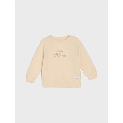 Sinsay - Bluza z napisem - kremowy ze sklepu Sinsay w kategorii Odzież dla niemowląt - zdjęcie 185592066