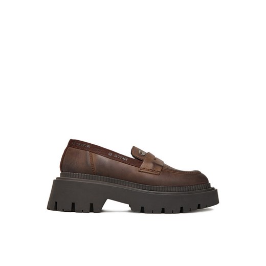 Loafersy G-Star Raw CEO-WI34-JOSIA-04 Brązowy ze sklepu eobuwie.pl w kategorii Lordsy damskie - zdjęcie 185592165