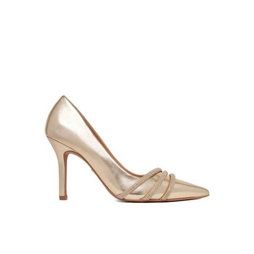 Szpilki Nine West CEO-MARIAM-01 Złoty ze sklepu eobuwie.pl w kategorii Czółenka - zdjęcie 185592255