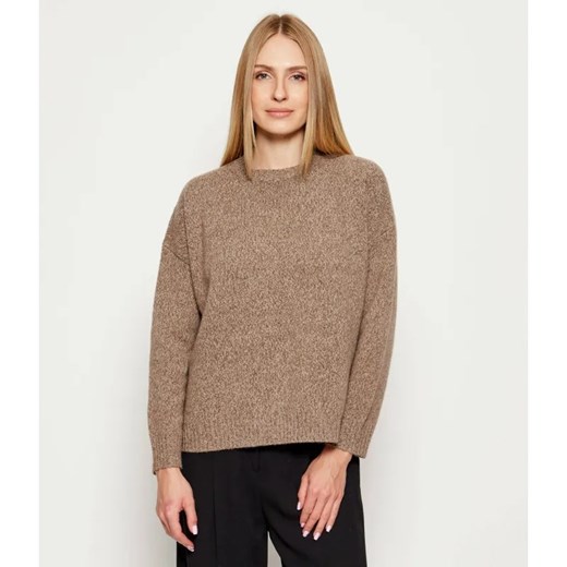 Weekend MaxMara Wełniany sweter SIBARI | Relaxed fit ze sklepu Gomez Fashion Store w kategorii Swetry damskie - zdjęcie 185594137
