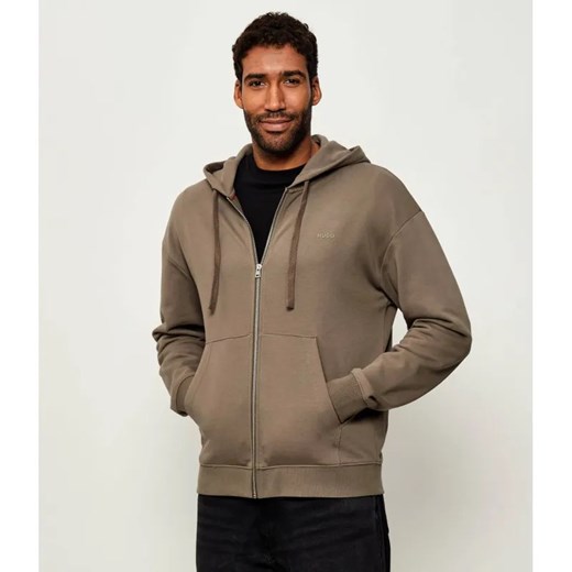 HUGO Bluza Dapozip | Relaxed fit ze sklepu Gomez Fashion Store w kategorii Bluzy męskie - zdjęcie 185594189