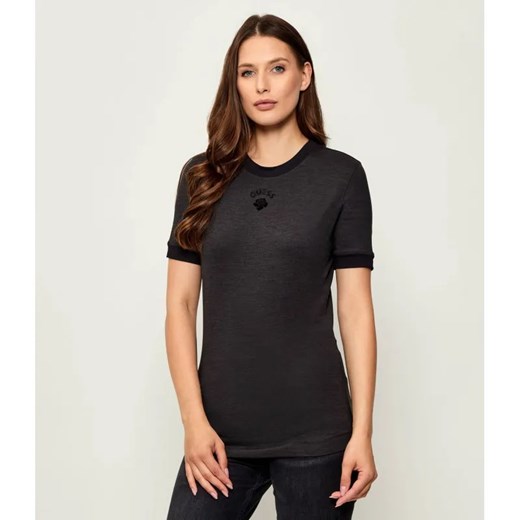 GUESS T-shirt MINI ROSE | Slim Fit ze sklepu Gomez Fashion Store w kategorii Bluzki damskie - zdjęcie 185594199