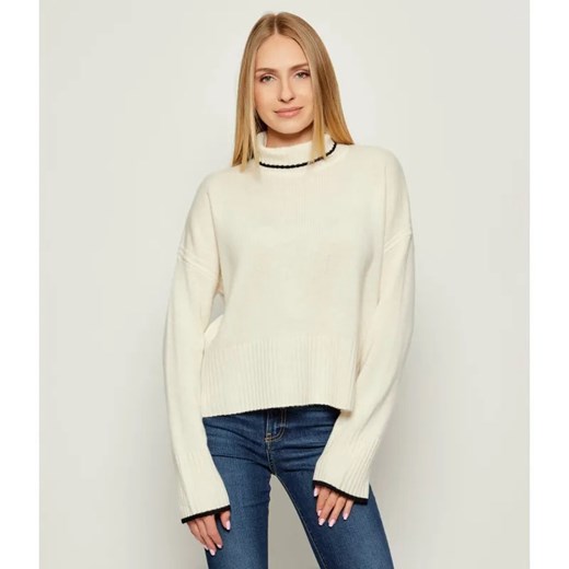 Pinko Wełniany golf FALKLAND | Regular Fit | z dodatkiem kaszmiru ze sklepu Gomez Fashion Store w kategorii Swetry damskie - zdjęcie 185594208