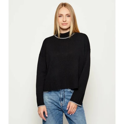 Pinko Wełniany golf FALKLAND | Regular Fit | z dodatkiem kaszmiru ze sklepu Gomez Fashion Store w kategorii Swetry damskie - zdjęcie 185594209