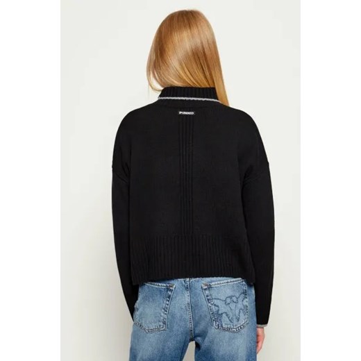 Pinko Wełniany golf FALKLAND | Regular Fit | z dodatkiem kaszmiru Pinko L Gomez Fashion Store