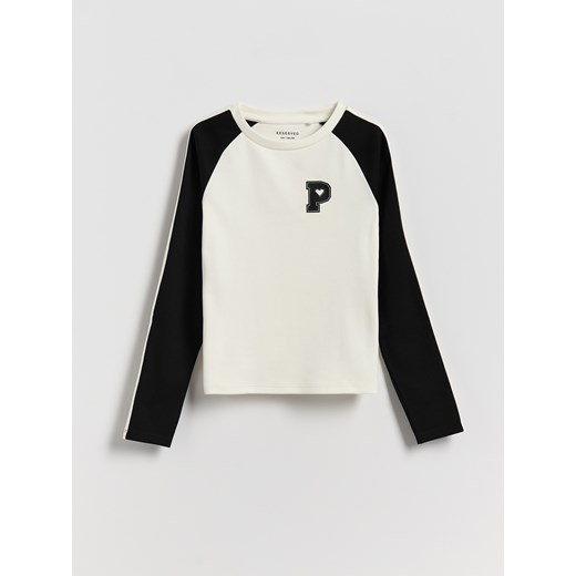 Reserved - Koszulka z nadrukiem - czarny - id: 345FT-99X - marki Reserved - 185595875 Reserved - Koszulka z nadrukiem - czarny ze sklepu Reserved w kategorii Bluzki dziewczęce - zdjęcie 185595875