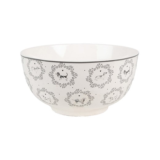 Clayre &amp; Eef Miska w kolorze czarno-białym - 500 ml ze sklepu Limango Polska w kategorii Naczynia - zdjęcie 185596529