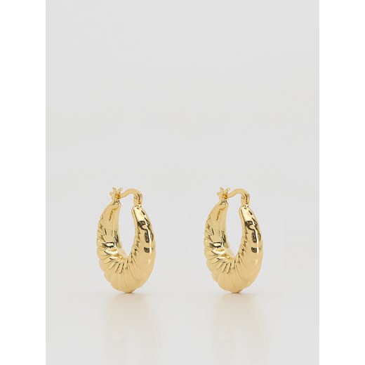 Reserved - Owalne kolczyki - złoty ze sklepu Reserved w kategorii Kolczyki - zdjęcie 185597629