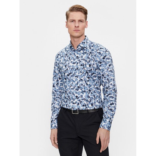 Boss Koszula H-Hank-Kent-C1-214 50508785 Niebieski Slim Fit ze sklepu MODIVO w kategorii Koszule męskie - zdjęcie 185598899