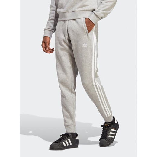 adidas Spodnie dresowe Adicolor Classics 3-Stripes Joggers IA4795 Szary Fitted M MODIVO