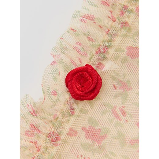 Reserved - Majtki typu bikini - kremowy Reserved XL Reserved