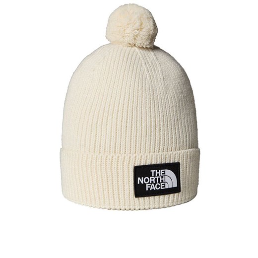 Czapka The North Face Logo Box Cuffed Beanie 0A8CHFQLI1 - biała ze sklepu streetstyle24.pl w kategorii Czapki zimowe męskie - zdjęcie 185599955