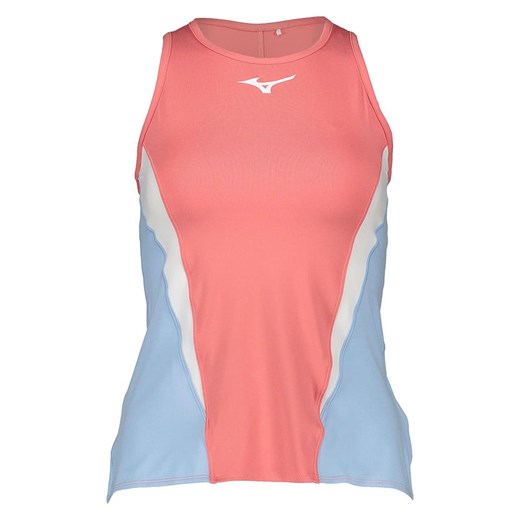 Mizuno Top funkcyjny w kolorze błękitno-różowo-białym ze sklepu Limango Polska w kategorii Bluzki damskie - zdjęcie 185600658