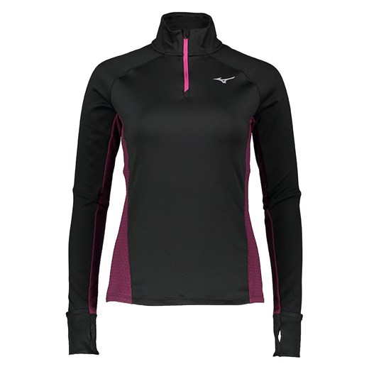 Mizuno Koszulka funkcyjna &quot;Warmalite&quot; w kolorze czarno-różowym ze sklepu Limango Polska w kategorii Bluzki damskie - zdjęcie 185600718