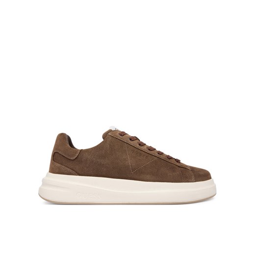 Sneakersy Guess FMFLBA SUE12 Brązowy ze sklepu eobuwie.pl w kategorii Buty sportowe męskie - zdjęcie 185602345