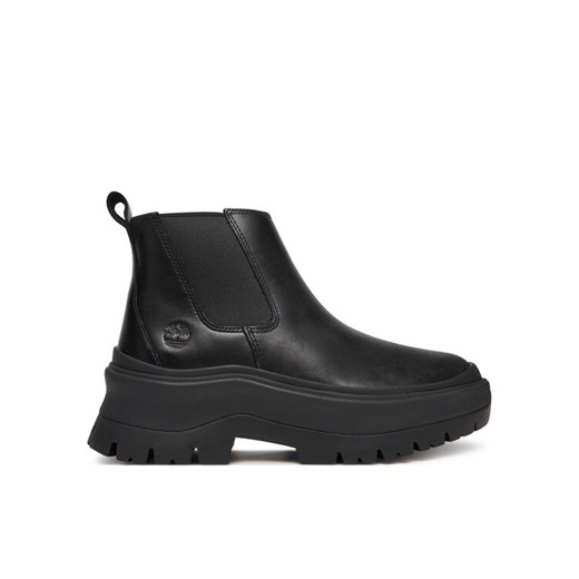 Sztyblety Timberland Roxie lane Mid TB0A28XMW021 Czarny ze sklepu eobuwie.pl w kategorii Botki - zdjęcie 185602355