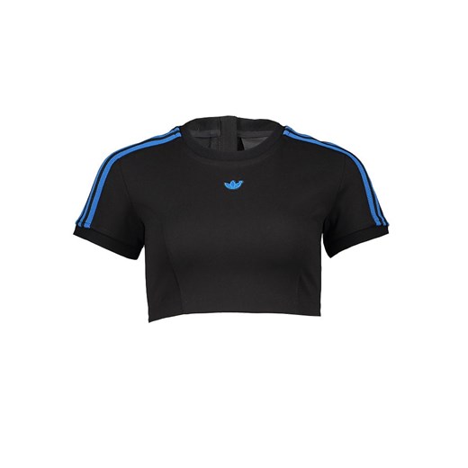 adidas Koszulka w kolorze czarno-błękitnym ze sklepu Limango Polska w kategorii Bluzki damskie - zdjęcie 185603806